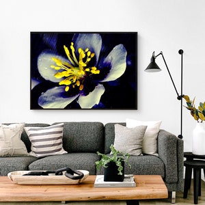 Yellow Printable Modern Art • Large Wall Art Digital Download • Printable Art