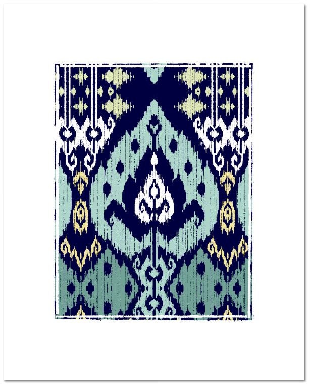 Blue Printable Wall Art Digital Download Navy Blue Teal Etsy