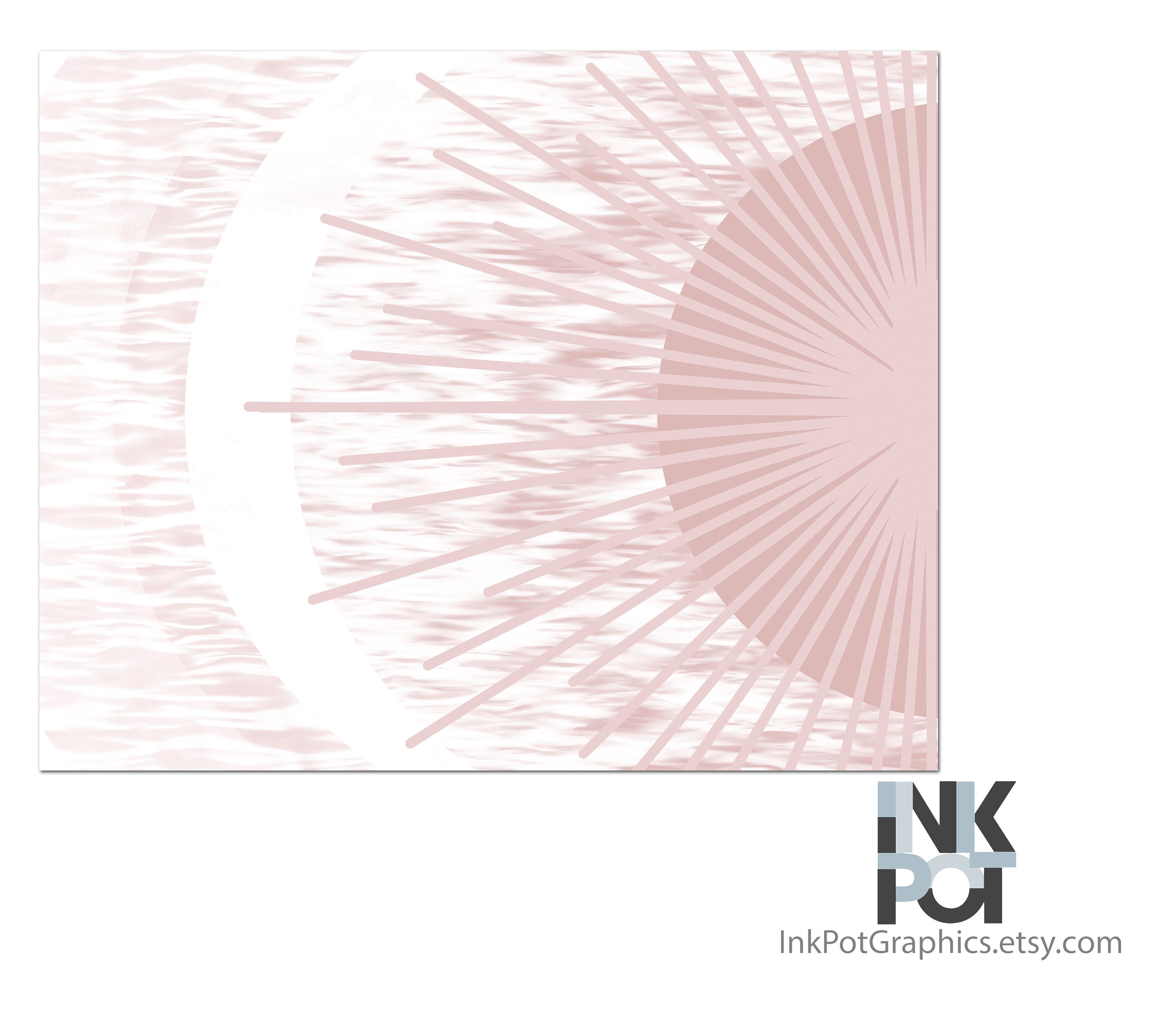 Pink Mid Century Modern Wall Art Downloadable Art Prints Modern Retro ...