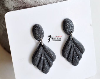 Imitation natural stone dangle earrings, affordable fashion jewelry, easy to wear accessories, lightweight earrings