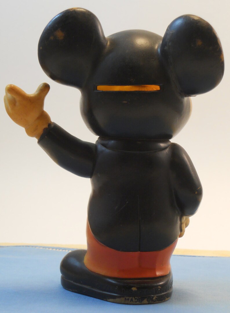 Mickey Mouse Coin Bank Walt Disney Productions Etsy