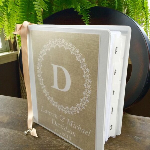 Wedding Planner Book Etsy