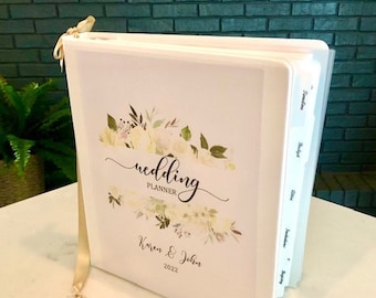 Personalized Wedding Planner Binder, DIY Wedding Planner Book, Wedding Planning Binder, Wedding Binder, Engagement Gift, Wedding Organizer