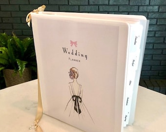 Personalized Wedding Planner Binder, DIY Wedding Planner Book, Wedding Planning Binder, Wedding Binder, Engagement Gift, Wedding Organizer