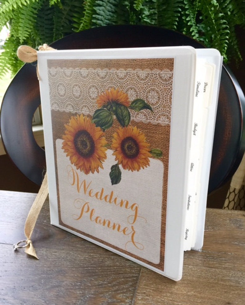 Personalized Wedding Planner Binder DIY Wedding Planner Book Etsy