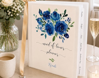 Maid of Honor Wedding Planner Binder • Bridesmaid Gift • Wedding Planning Organizer & Keepsake