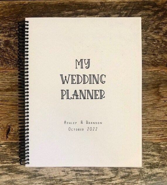 Personalized Wedding Planner Book DIY Wedding Planner Book - Etsy