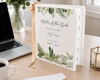 Mother of the Bride Personalized Wedding Planner Binder  • Keepsake Gift for Mom