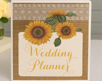 Personalized Wedding Planner Binder, Custom Engagement Gift for Her, Complete Bridal Organizer