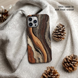 Wood - MagSafe® tough case for iPhone® - UPDATED Listing includes iPhone 17 Models