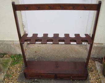Victorian Mahogany Country House Whip and Boot Stand