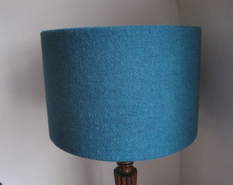 Harris Tweed Lampshade - Teal Harris Tweed
