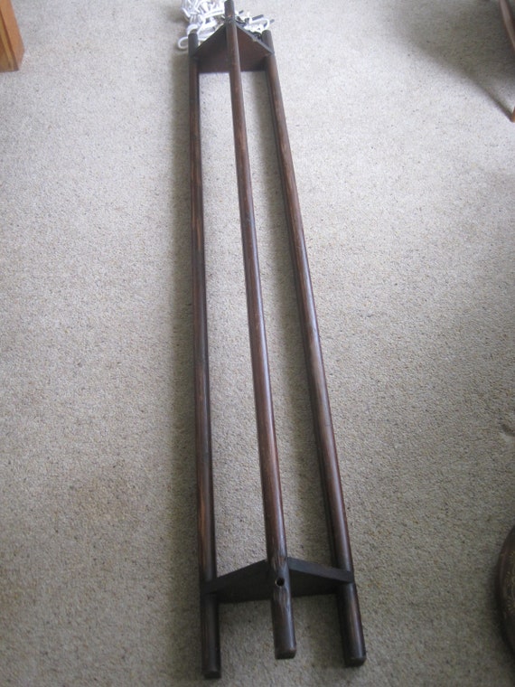 Vintage Edwardian Stained Pine Ceiling Clothes Airer With Etsy