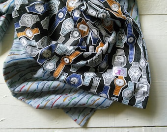 Skateboard baby blanket, Retro Watch, Modern Baby Blanket, Receiving Blanket, Security Blanket, Flannel Blanket- Skating Steve