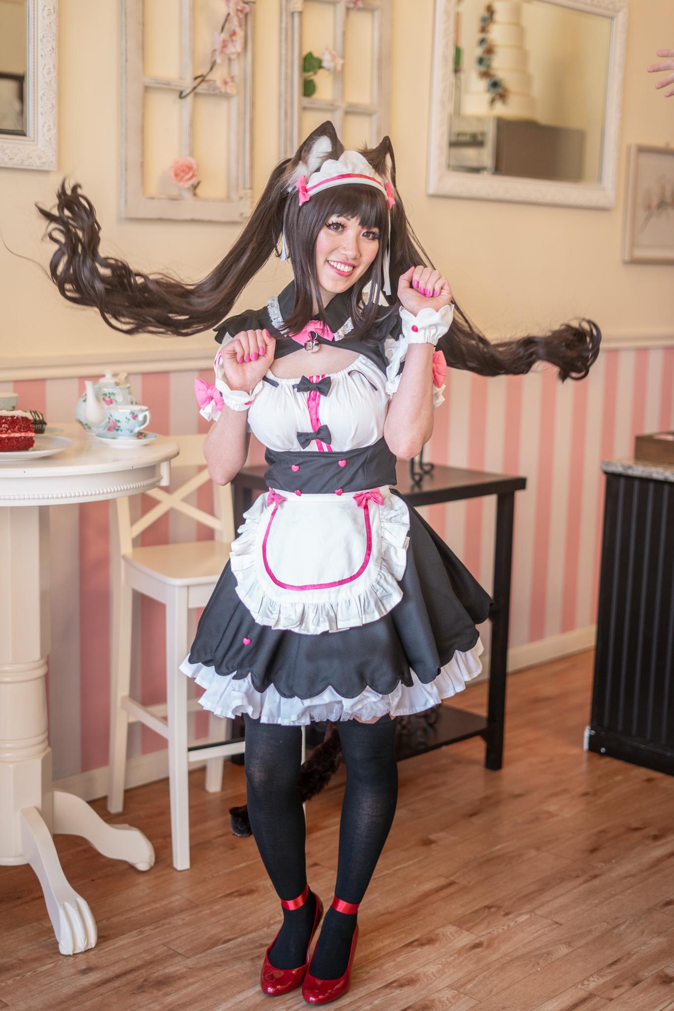 Chocola Nekopara Maid Cosplay - Etsy