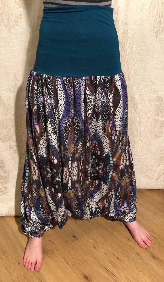 Harem Pants with fantasy print