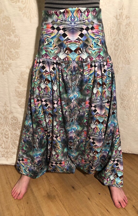 Harem Pants with fantasy print