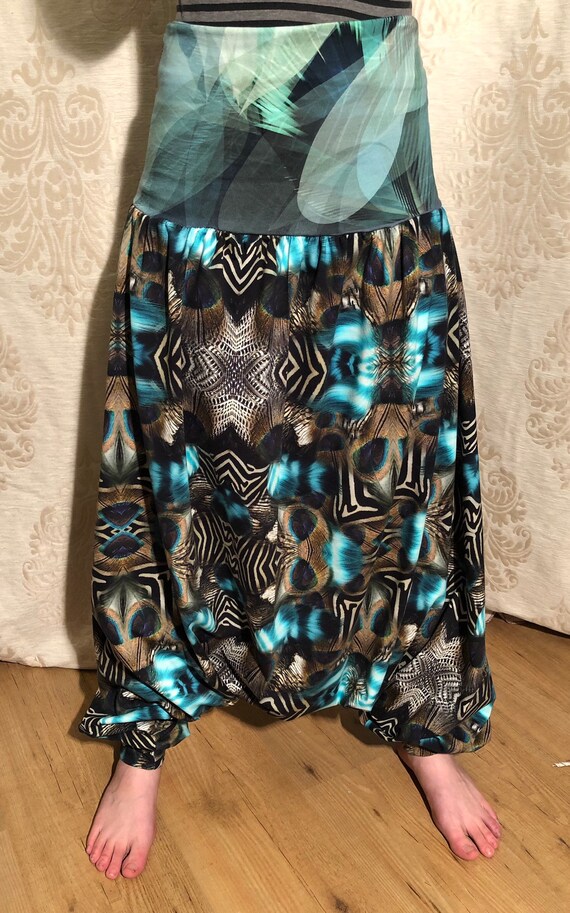 Harem Pants with fantasy print