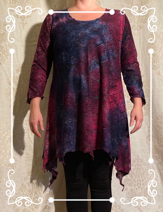 Beautiful tie-dye top from Ausbrenner.