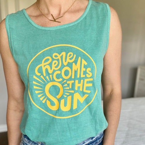 Summer Tank Top/ Summer Shirt/ Sun/ Swimsuit Coverup/ Beach/ - Etsy