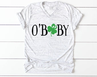 St. Patricks Day Pregnancy Announcement Shirt/ Pregnant/ Irish Maternity/ Baby Bump/ Baby Shower Gift