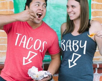 Pregnancy Announcement Shirt/ Husband and Wife Pregnancy Announcement/ Couple Pregnancy Announcement/ Pregnancy Announcement Ideas/ Daddy