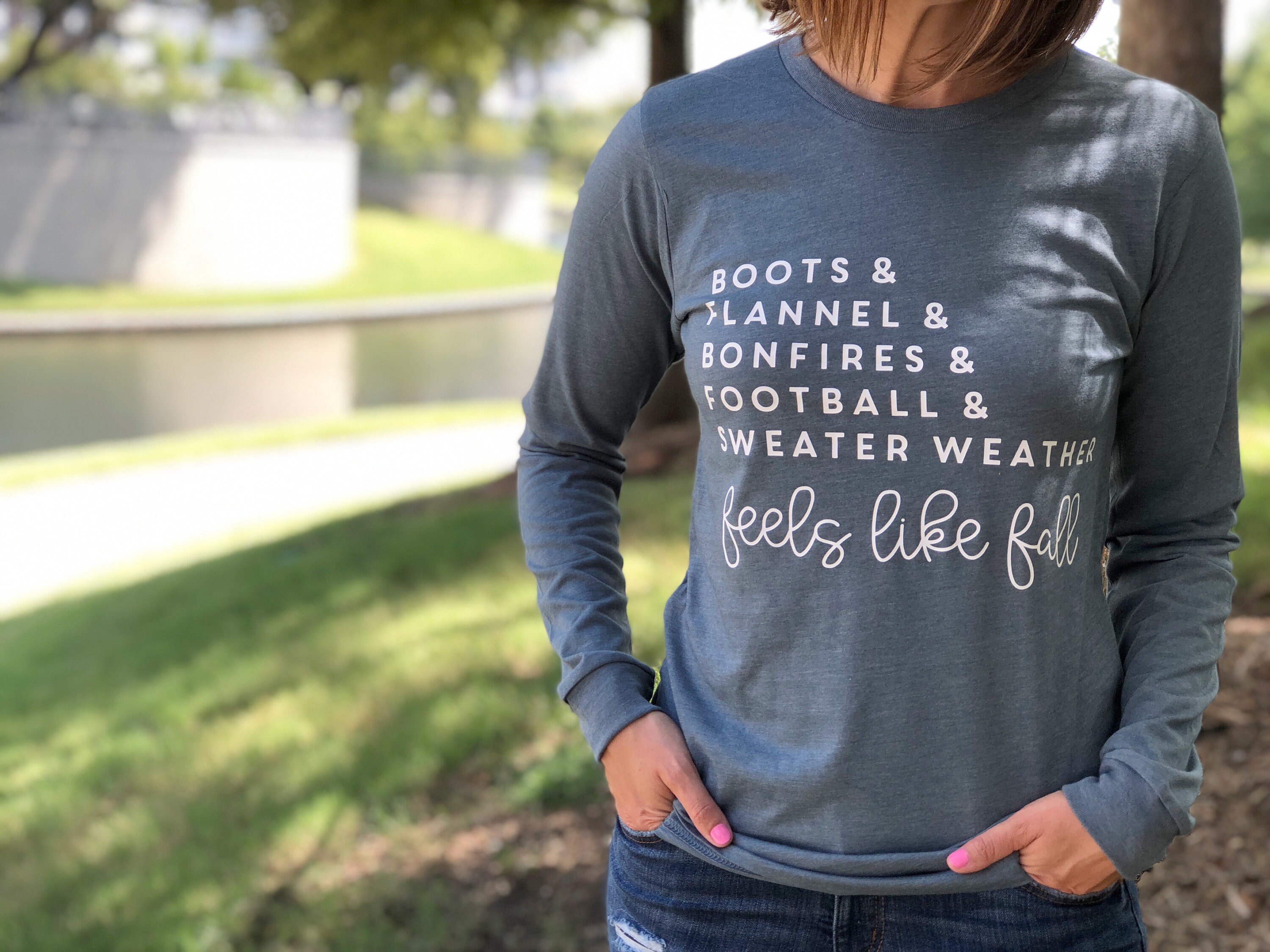 Womens Fall Shirt/ Football Shirt/ Long 