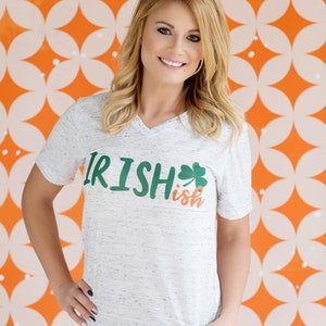 St. Patrick's Day Shirt Women / Womens St. Patricks Day Shirt/ Irish Shirt/ Irish Ish Shirt/ Lucky Shirt/ Kiss me I'm Irish/ Pinch Me image 3