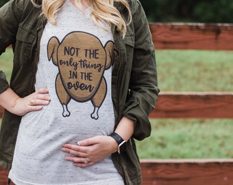 Pregnant Shirt/ Maternity Shirt/ It's Not a Food Baby Shirt/ Pregnancy Announcement Shirt/ Preggers/ Knocked Up/ Bun In the Oven/ Preggers