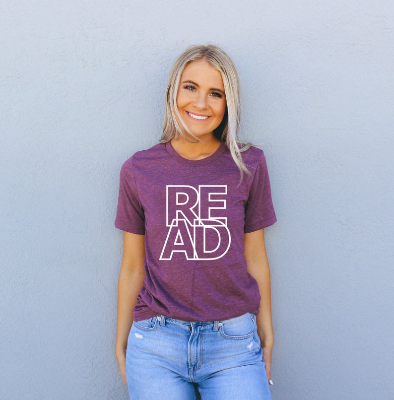 Read Shirt/ Reading Shirt/ Book Shirt/ Teacher Shirt/ Teacher Tee/ Read More Books/ Read Return Repeat/ I Read Past Bedtime/ Librarian Shirt image 2