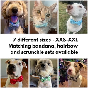 Dog and cat bow accessories
