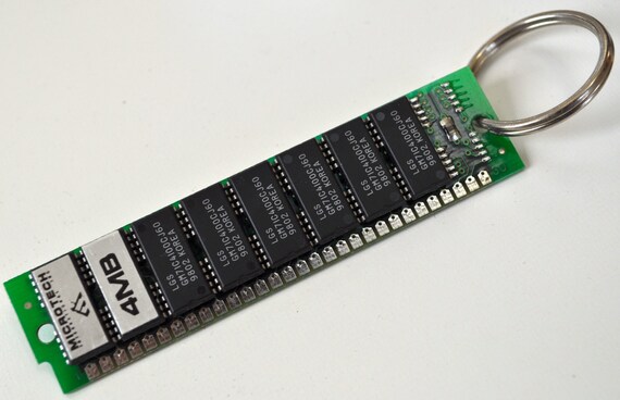 NERD gift collectible computer freak gift Apple Vintage RAM KEYCHAIN
