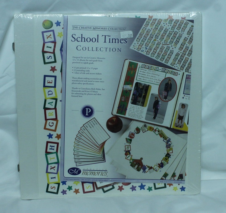 Creative Memories 12x12 Album Sapphire Blue Old Style With White Pages