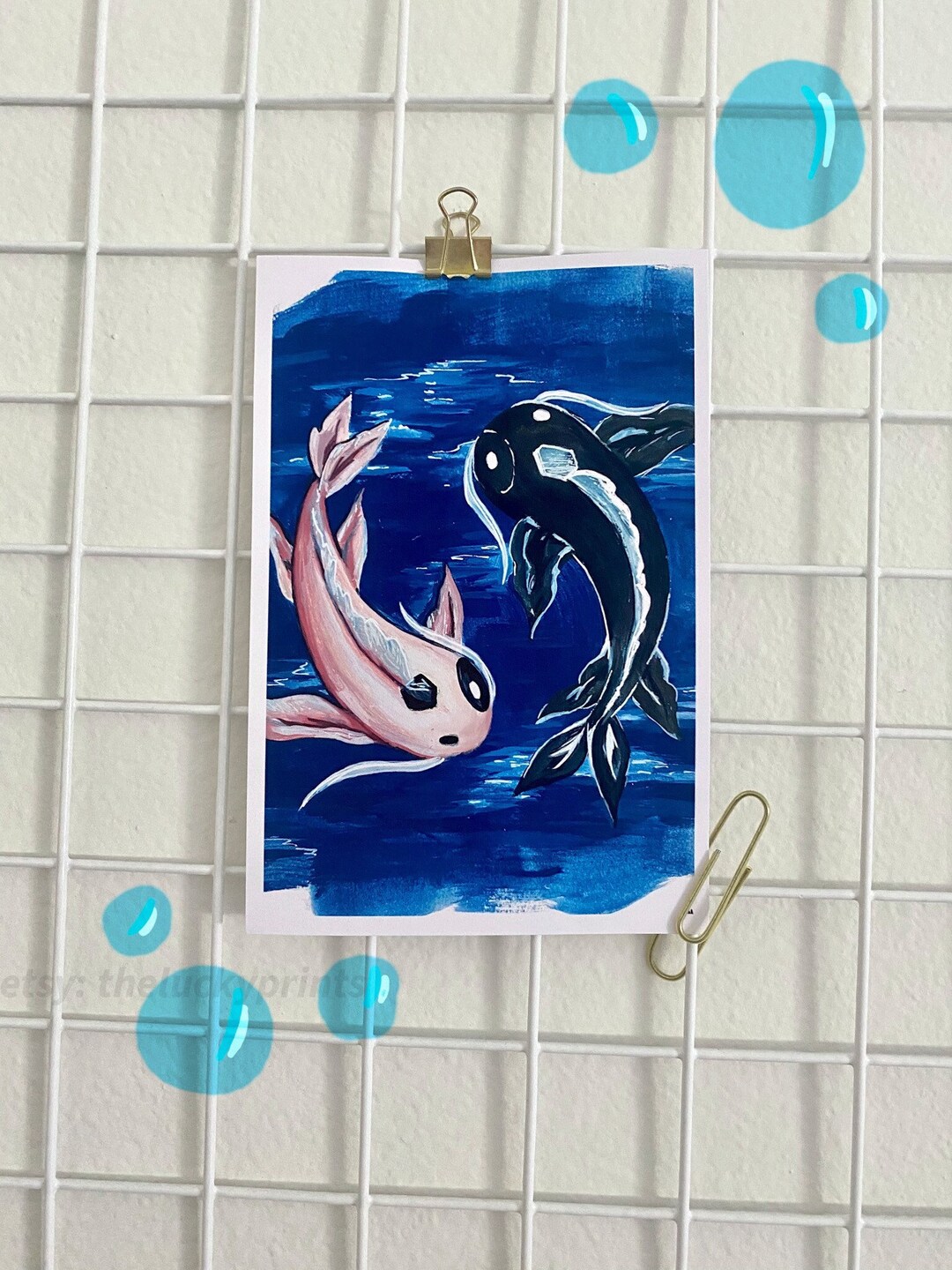 Koi Fish Painting [DIGITAL] - Etsy