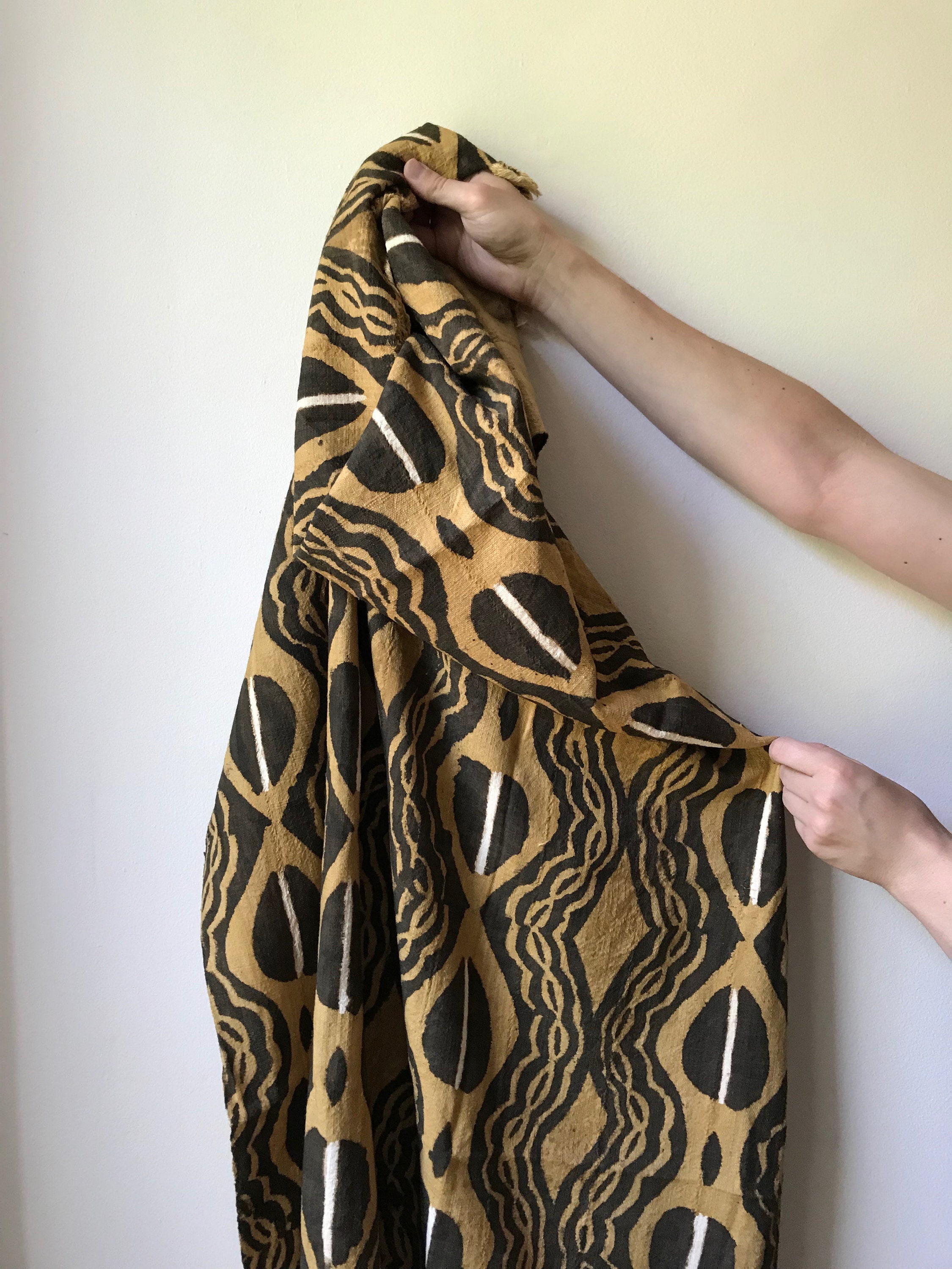 Vintage West African Mud Cloth Etsy UK