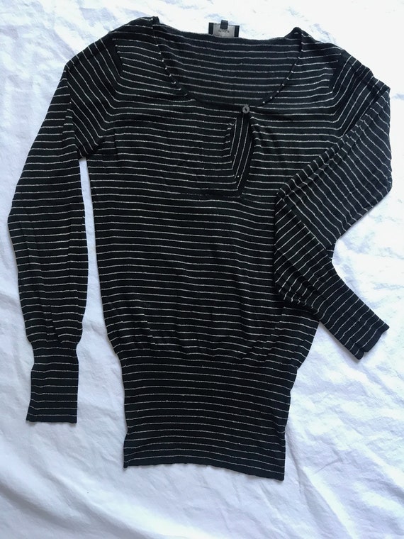 ET VOUS Paris / VINTAGE Black and Gold Sweater / 1