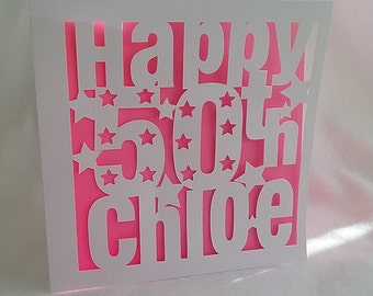50th birthday cards etsy
