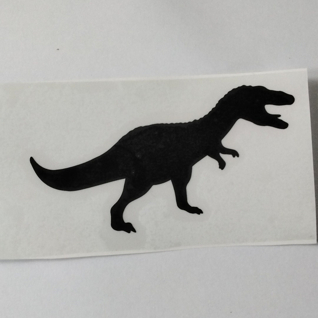 Dinosaur Vinyl Decal Choose Size and Colour Etsy