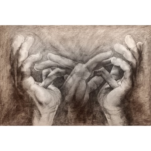 Jesus ASL 10x15 Canvas Print
