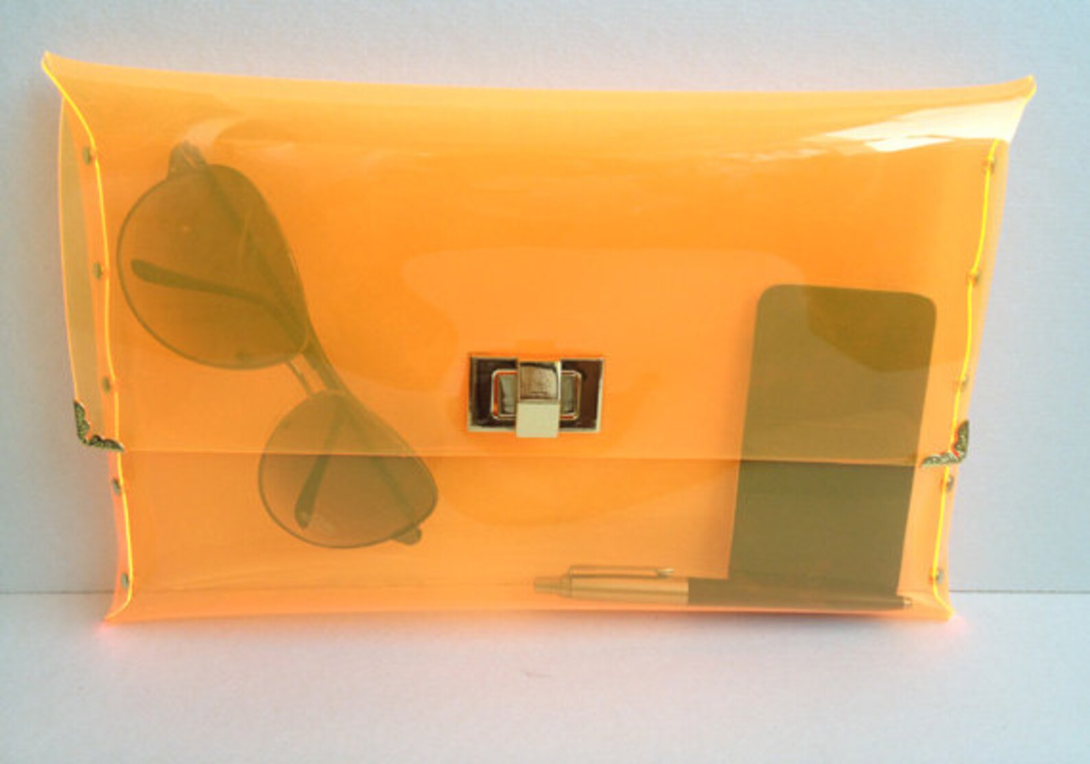 Deluxe Transparent Clear Clutch Bag Deluxe Transparent Clear Etsy