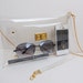 Classic Clear stadium bag, Clear stadium purse, Clear stadium bag crossbody, Transparent bag ,Classic Clear Clutch Bag, Medium/ Gold