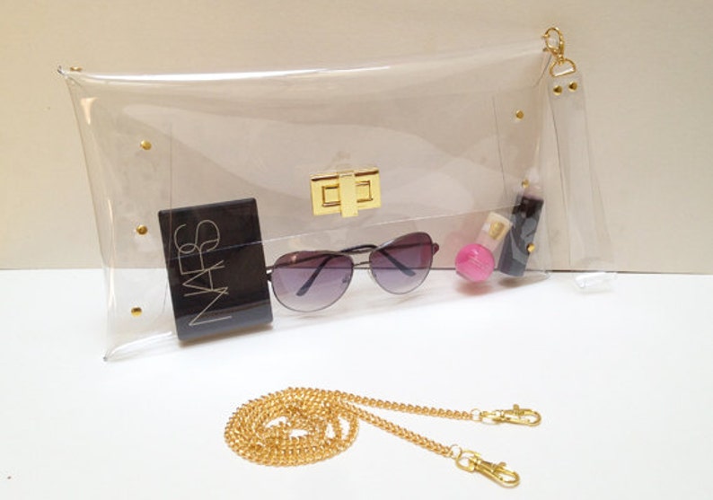 clear clutch bag