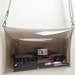 Classic Transparent Clear Clutch with strap for shoulder, Transparent Clear Purse, Clear Clutch, Bag, Clutch, Purse(Big ):Nickel accessory