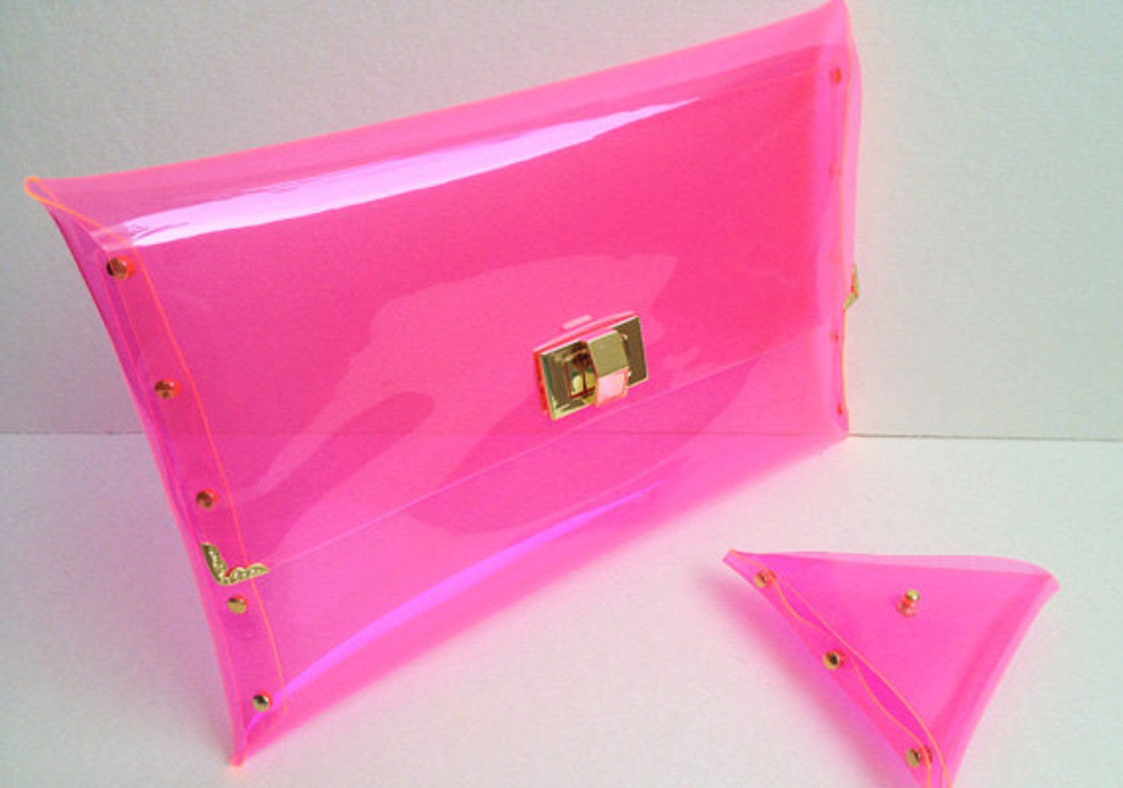 Deluxe Transparent Clear Clutch Bag Deluxe Transparent Clear Etsy