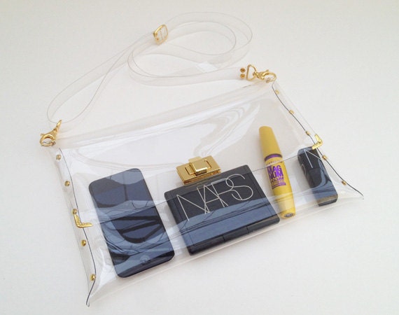 Buy Deluxe Clear Clutch With Strap for Shoulder Deluxe Online in India 