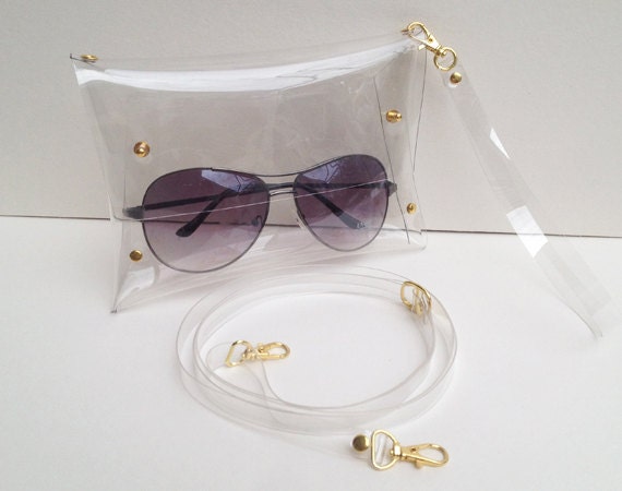 small clear clutch