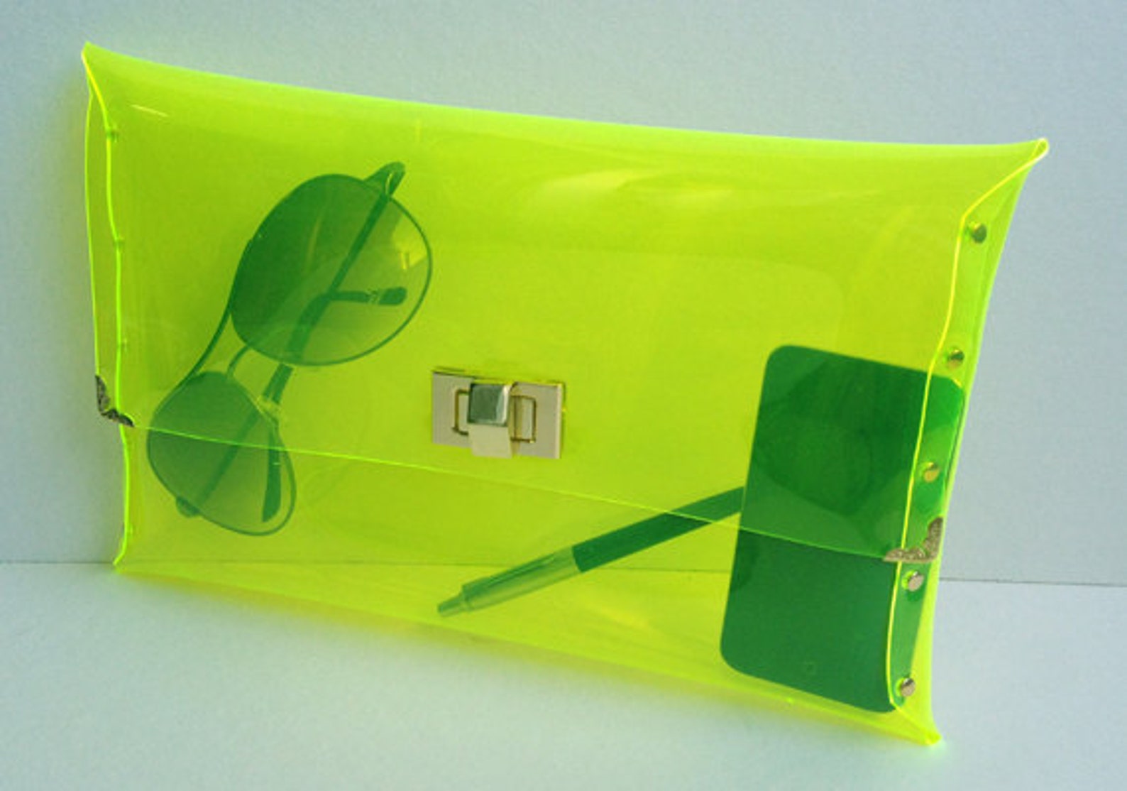 Deluxe Transparent Clear Clutch Bag Deluxe Transparent Clear Etsy