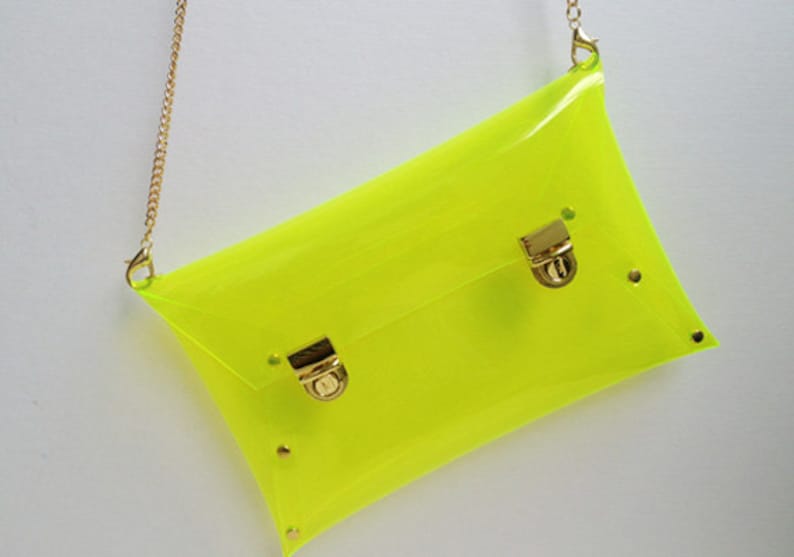 Clip Clutch Clip Clutch Bag Clutch Purse Clutch Clear Etsy