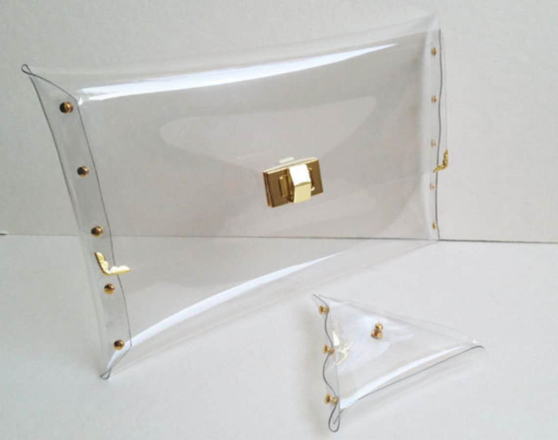 Deluxe Clutch Bag Deluxe Bag Deluxe Clear Clutch Deluxe Etsy