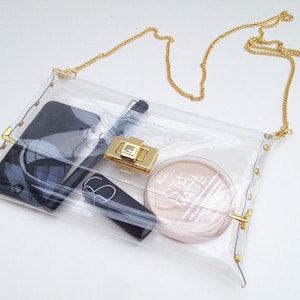 Upcycled Louis Vuitton Monogram Clear Stadium Crossbody Bags – KISMET  SHOWROOM